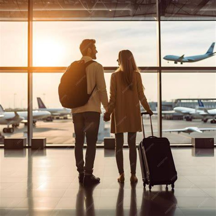 Airport Couple