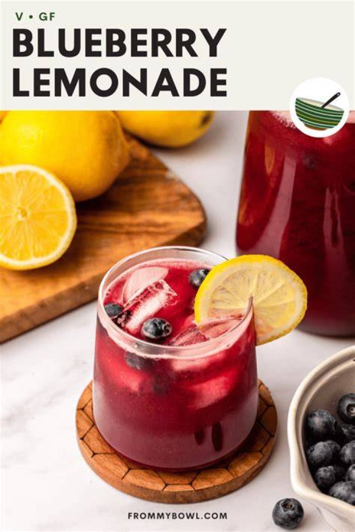 Blueberry Lemonade in a blender