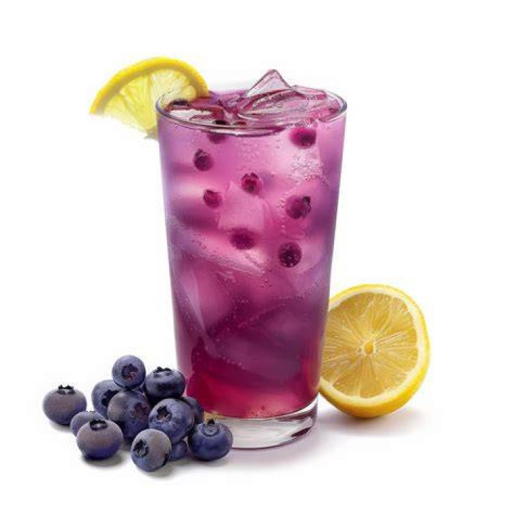 Blueberry Lemonade in a glass jar
