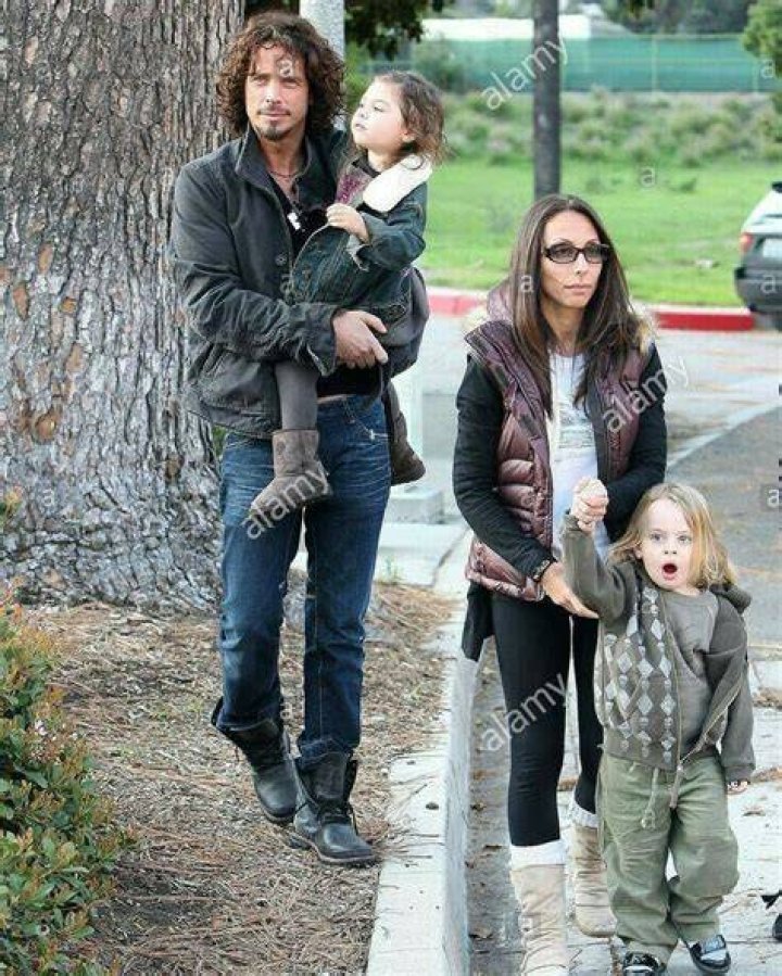 Chris Cornell with family