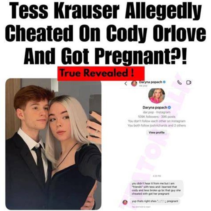 Cody Orlove with Tess Krauser