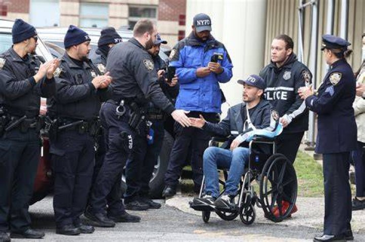 Cop at Hospital