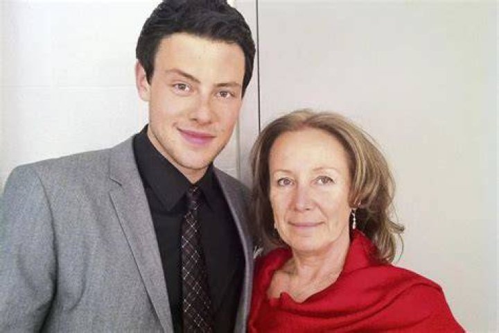 Cory Monteith with his mom Cory Monteith with his mom