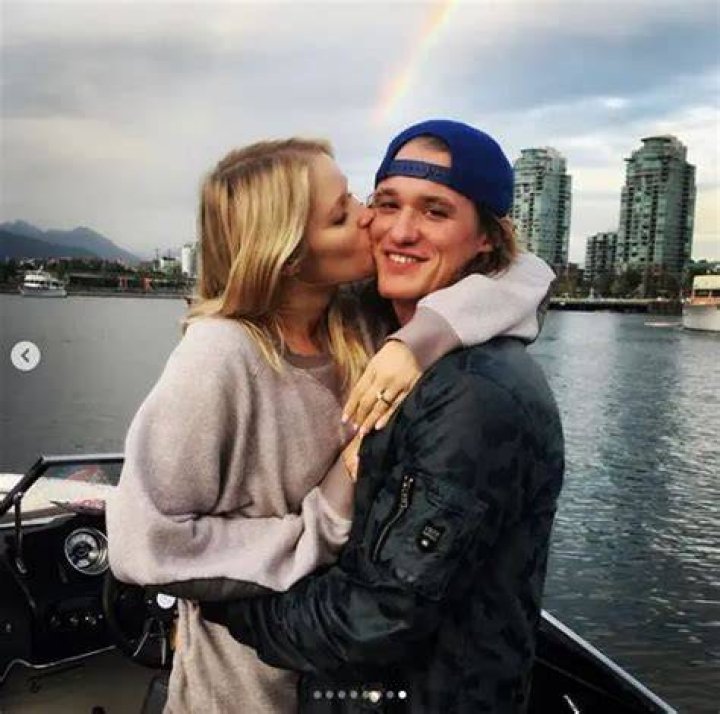 Dylan Playfair with his Girlfriend
