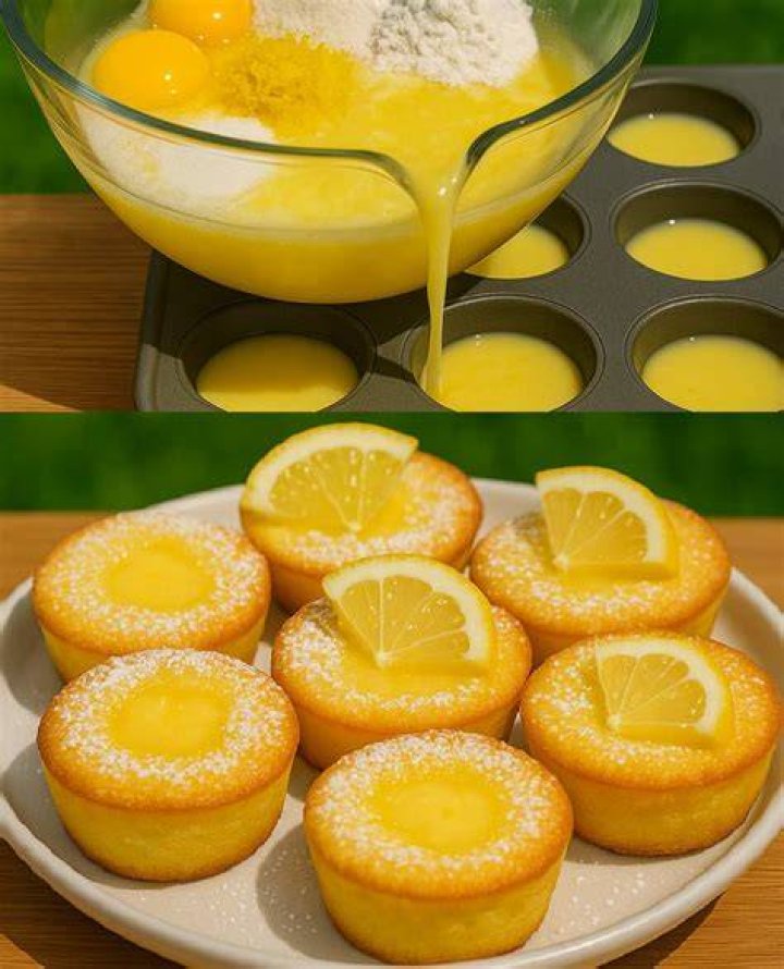 Eggs, melted butter, lemon zest in a glass bowl.