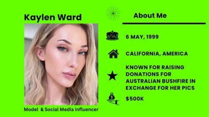 Kaylen Ward American Based Model