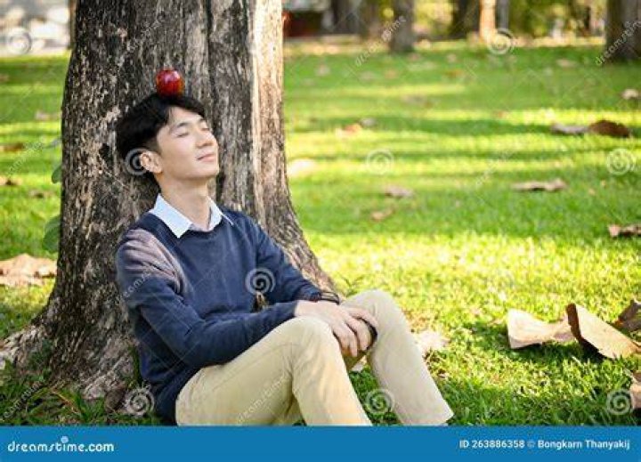 Man under the tree