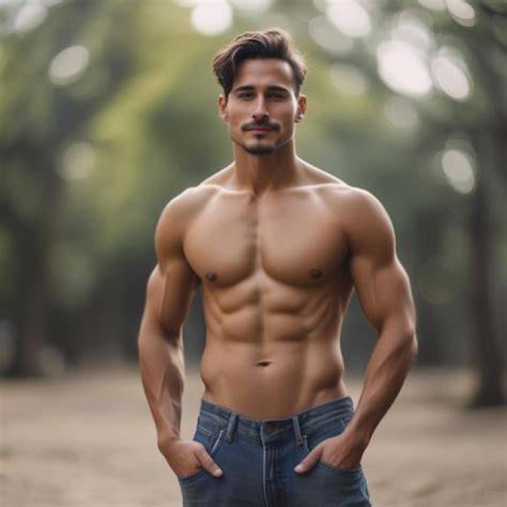 Man Without Shirt