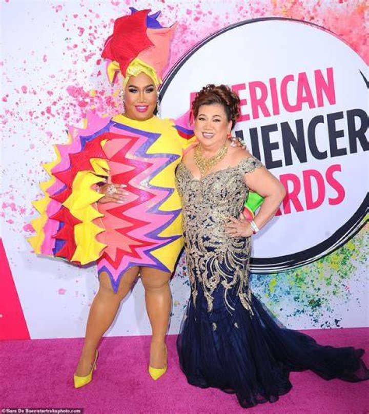 Patrick Starrr with his mother Patrick Starrr with his mother