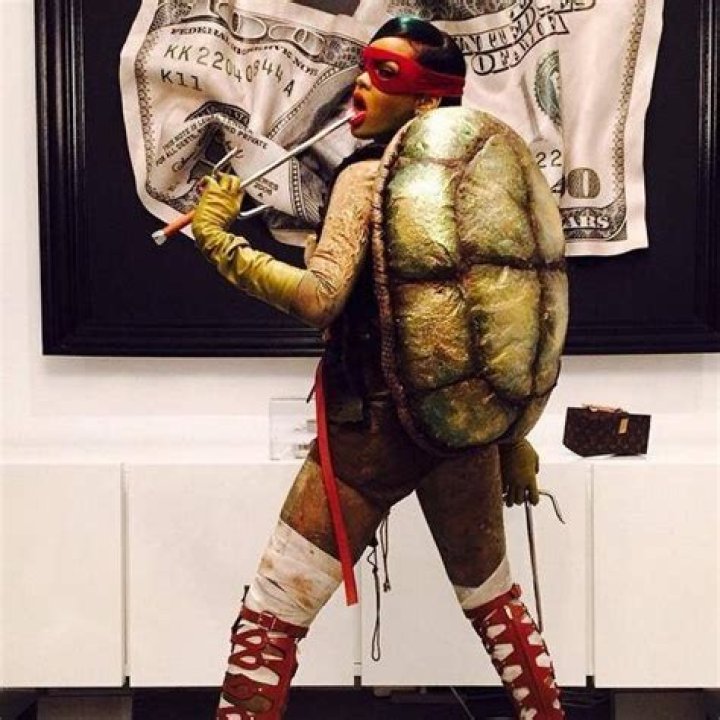 Rihanna as Mutant Ninja Turtle