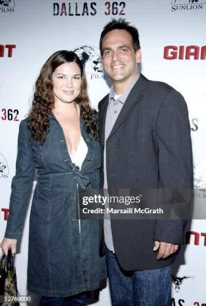 Robert Rusler with his spouse Erin Louise Jellison
