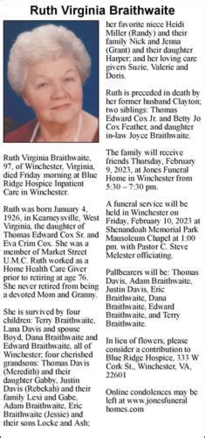 Virginia Braithwaite