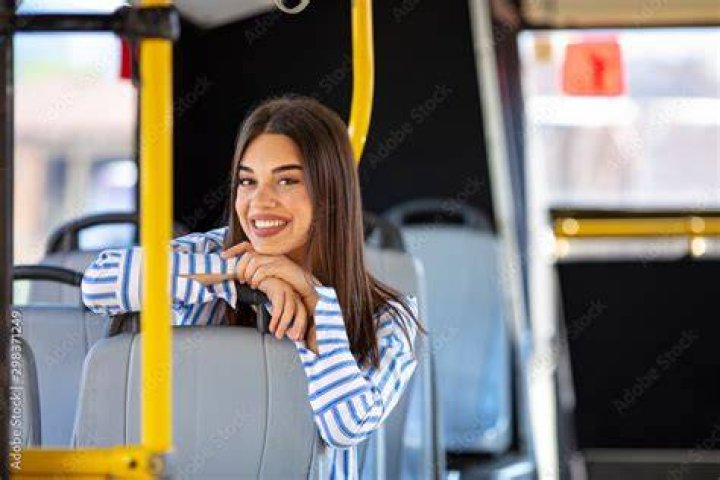 Woman on Bus 1